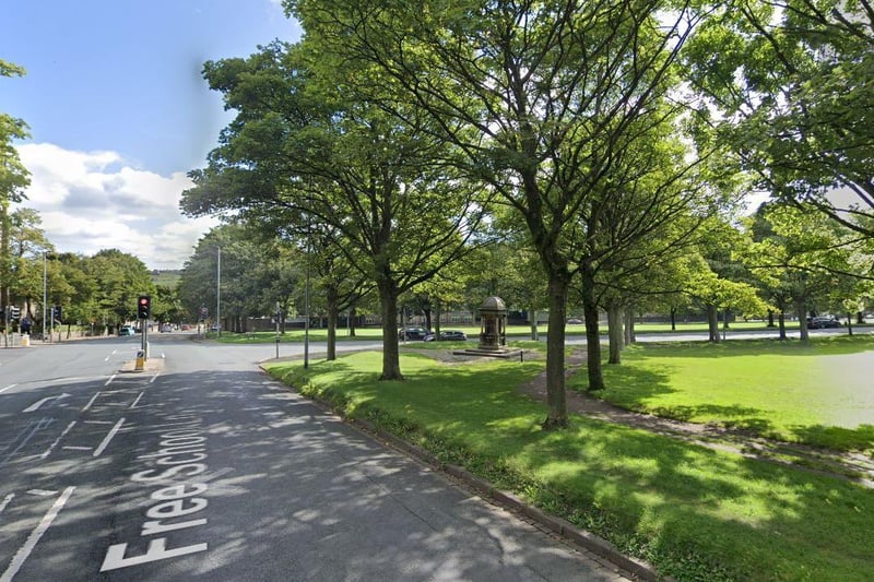 Free School Lane, that runs along Savile Park and joins Skircoat Moor Road, also made the list.