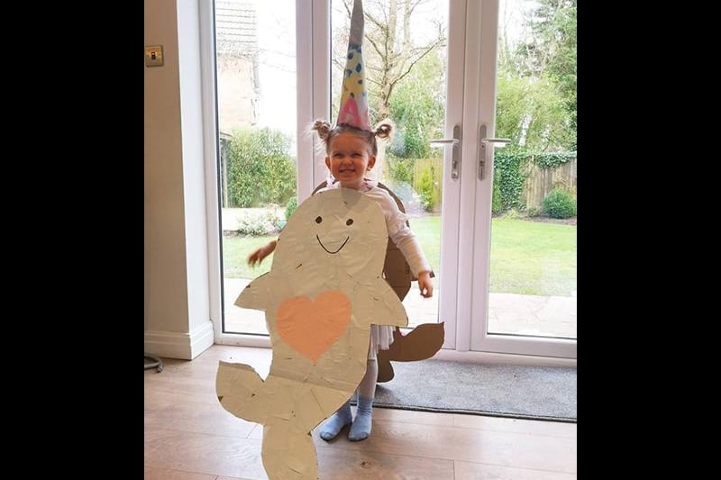 Alice Heywood, aged 3from Thornton loves the classic That's My Narwhal. Picture fromMartin Heywood.