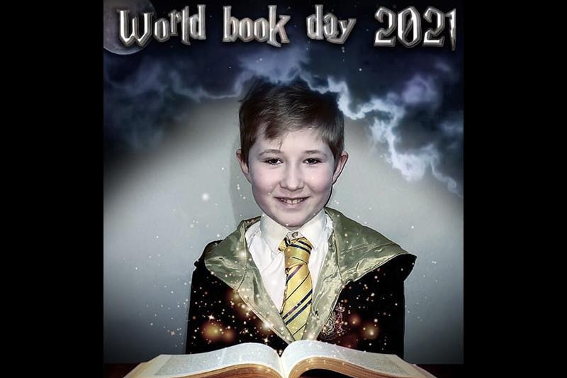 Noah as Cedric Diggory. Picture byJulie Holding.