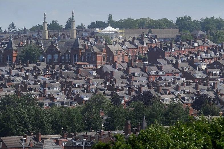 Harehills South has seen rates of positive Covid cases rise 145 per cent from 128.2 to 314.7 cases per 100,000 people.