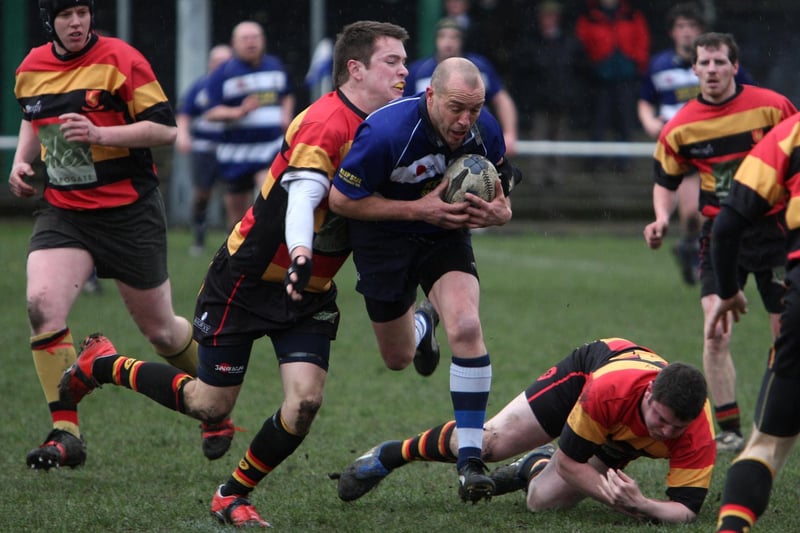 Action from Halifax RUFC's match against Harrogate Pythons