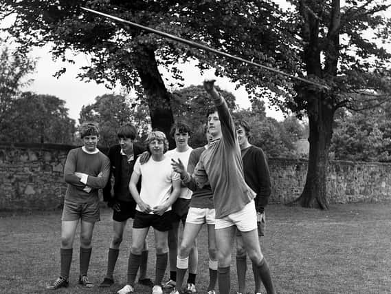 Ashton Grammar School sports stars in 1971