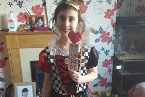 Joanne Cleland shared her photo of Madison as Queen of Hearts.