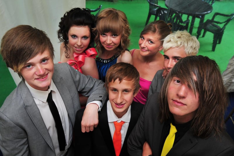 There are no names on this photo from the Freeston School prom in June 2010 - but do you recognise any faces?