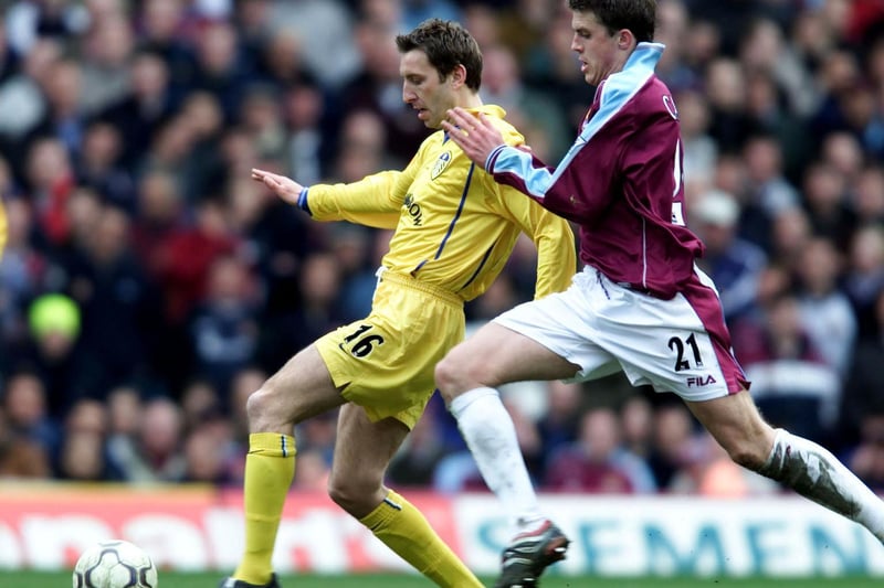 Jason Wilcox is challenged by West Ham United's Michael Carrick during the FA Carling Premiership at Upton Park in April 2001.