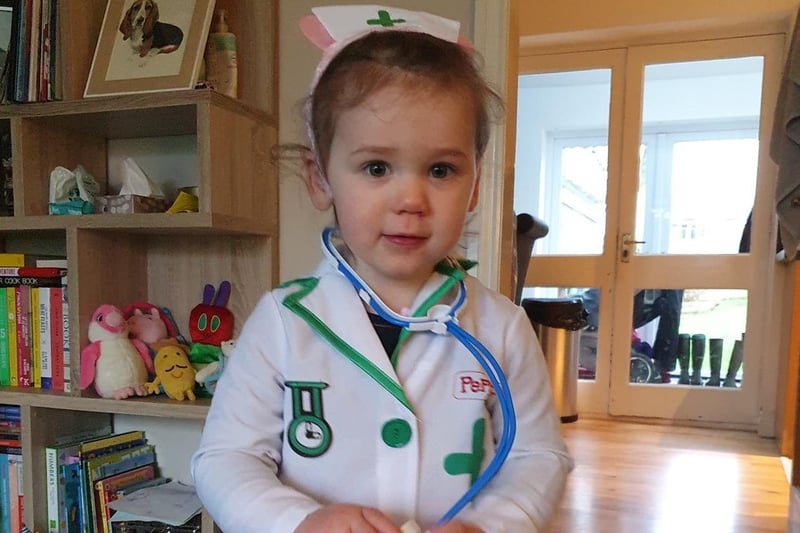 Lisa Milner sent this photo of Arya as a doctor