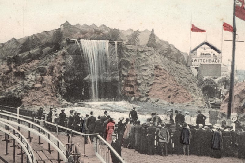 This water feature graced the original River Caves of the World in 1905, alongside the Bicycle Railway