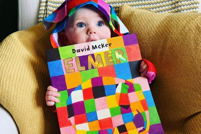 William, five-months-old, as Elmer.