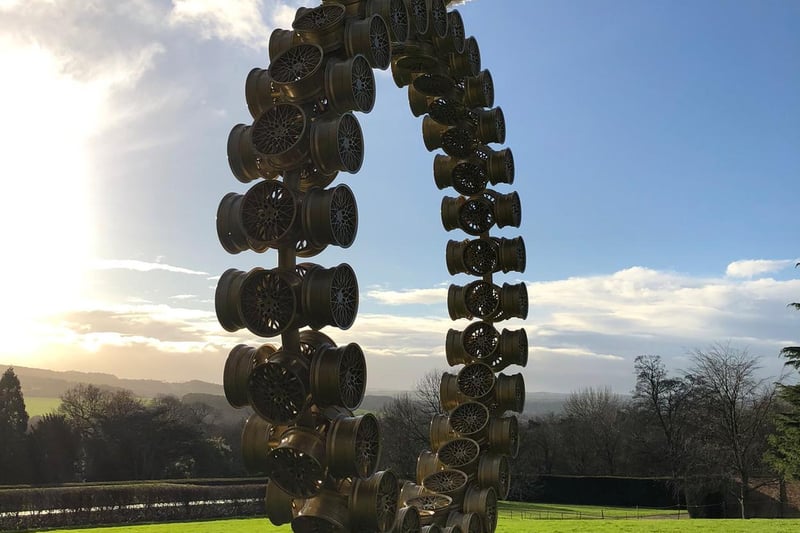 Sarah shared this stunning photo taken during a sunny walk at at Yorkshire Sculpture Park