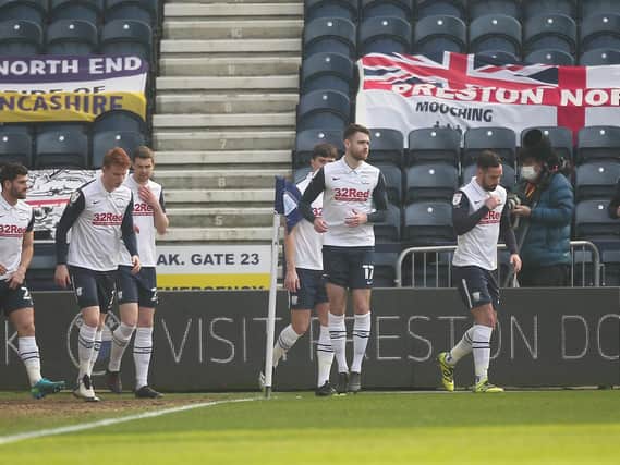 The PNE team emerge from the tunnel to face AFC Bournemouth