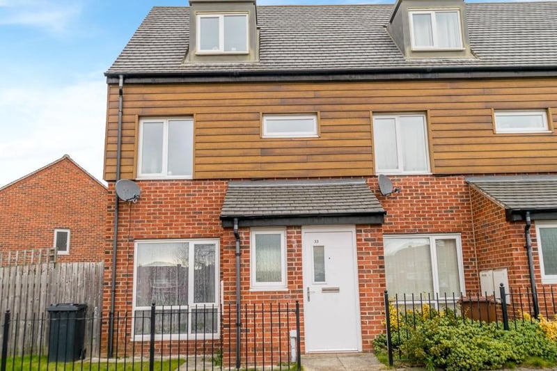 This three bedroom family home is in Iron Wood View in Seacroft. It is part of a 30 per cent shared ownership scheme. It has allocated off-street parking and a garden. It is on the market for £51,000 with Dan Pearce.