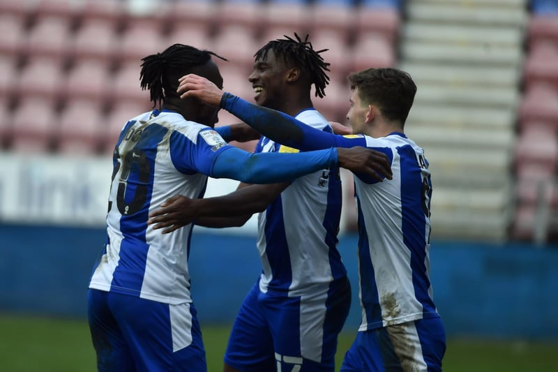 Joe Dodoo: 7 - Off the mark in a Latics shirt, and more than deserved on recent performances