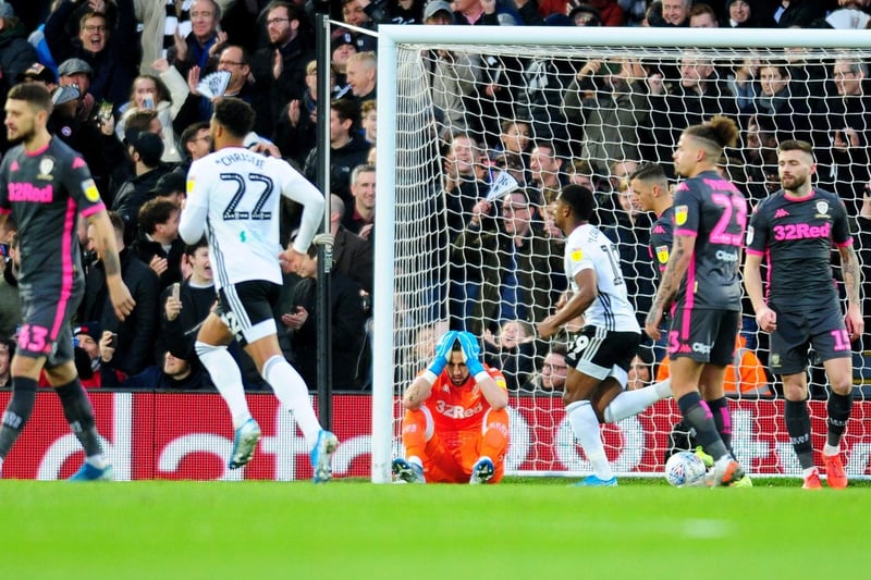A hotly disputed Aleksandar Mitrovic penalty after just seven minutes, above, set Fulham on their way to victory in the clash of two promotion rivals at Craven Cottage at the start of a very rocky Whites run. Picture by Tony Johnson.