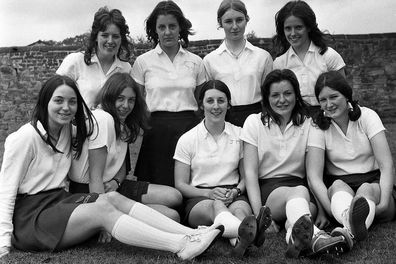 Ashton Grammar School sports stars in 1971.