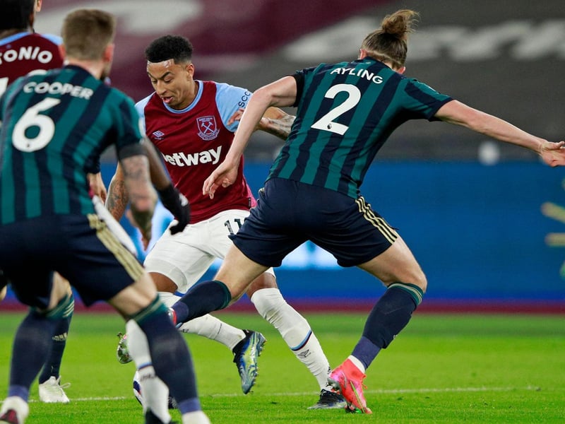 5 - Gave away the penalty with a needless challenge. Didn't look at his best in the first half. Got forward well in the second half and created danger at least.
Photo by IAN WALTON/POOL/AFP via Getty Images.