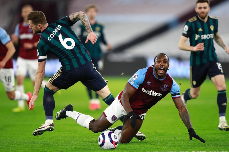 6 - Some solid, physical defending, some nice passing and some not so nice passing. Gave the ball away in the first half and West Ham countered to win a penalty. Photo by Ian Walton - Pool/Getty Images.