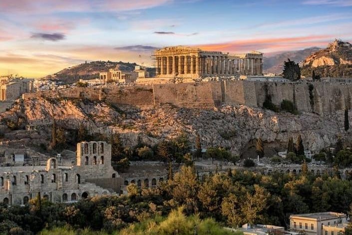 Greek Tourism minister Haris Theoharis said the country hopes to welcome foreign tourists from May. Pictured: Athens, Greece.