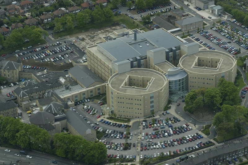 Looking over Calderdale Royal Hospital back in 2003.
