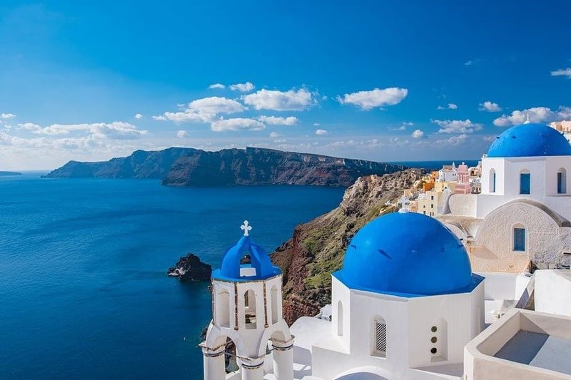 You can fly to Santorini directly from Leeds Bradford Airport with Jet2 from September 2021 with prices starting from from £90.