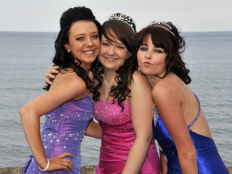 Friends Portian Dalton, Jenny Malone and Beth Velosa.