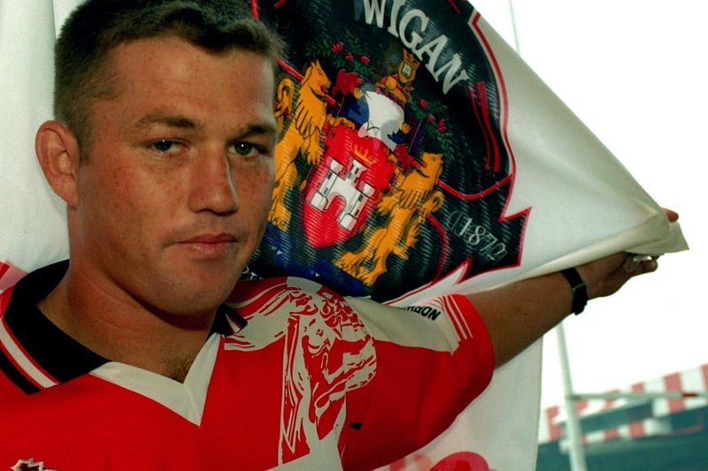 New Kiwi Signing for the Wigan Warriors, 21-year-old Stuart Lester flies the flag for Wigan.