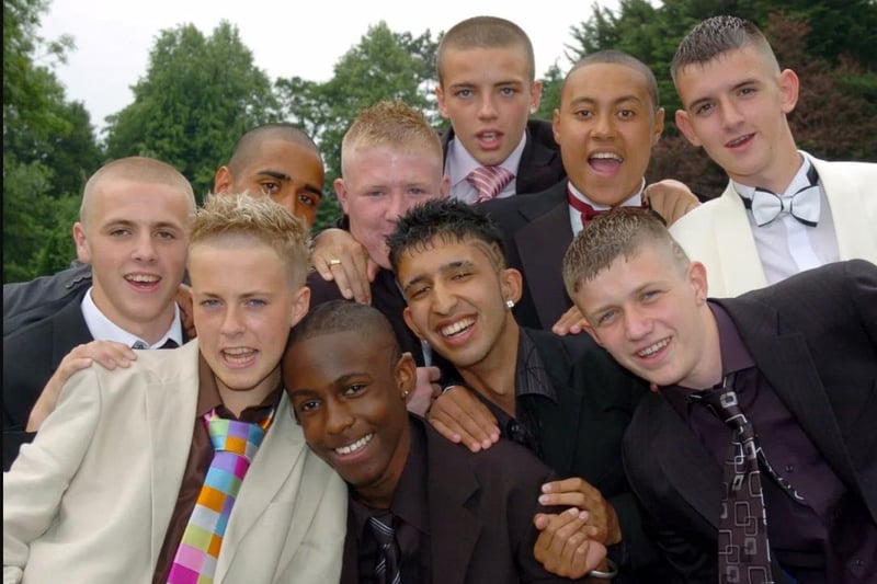 Party goers at the Fulwood High School and Arts College Prom in 2006