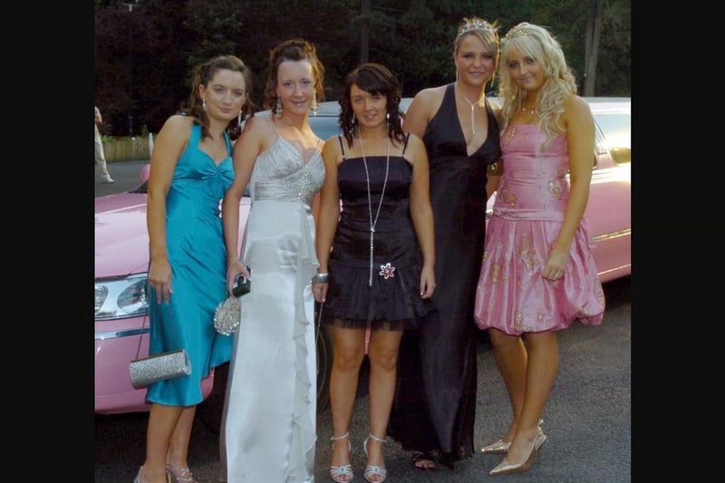 Party goers arrive at the Fulwood High School and Arts College Prom in 2006