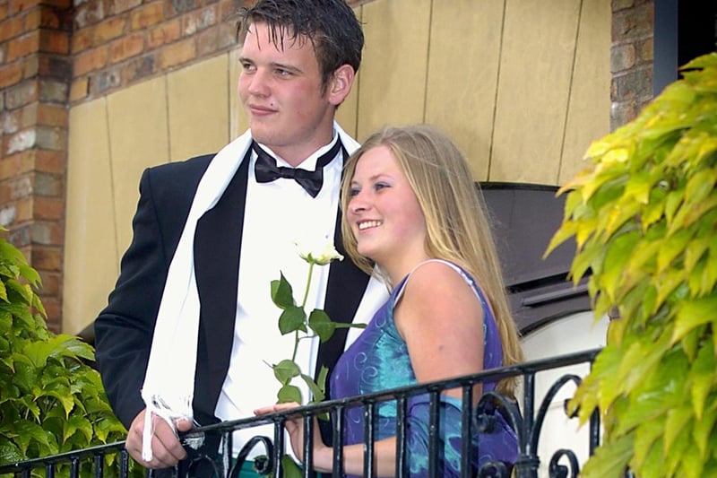 Baines Sixth Form leavers ball at the De Vere Hotel in Blackpool. Holly Thomason and Phillip Brambles.
