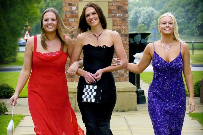 Baines Sixth Form leavers ball at the De Vere Hotel in Blackpool.
Pictured L-R: Melissa Hoyle, Polly Jones and Sofi Hoyle. PIC BY ROB LOCK