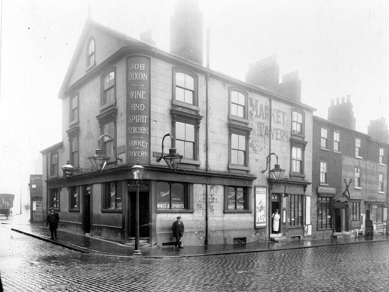 Affectionately known as 'The Madhouse' by its staff and customers, the Market Tavern on Harewood Street in the city centre was demolished in 1995 to become a car park.