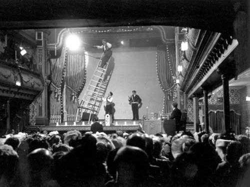 Leeds’ very own original music hall dates back to 1865 on the site of the White Swan coaching inn. Famed for hosting the popular BBC TV show, The Good Old Days pictured here in May 1967.