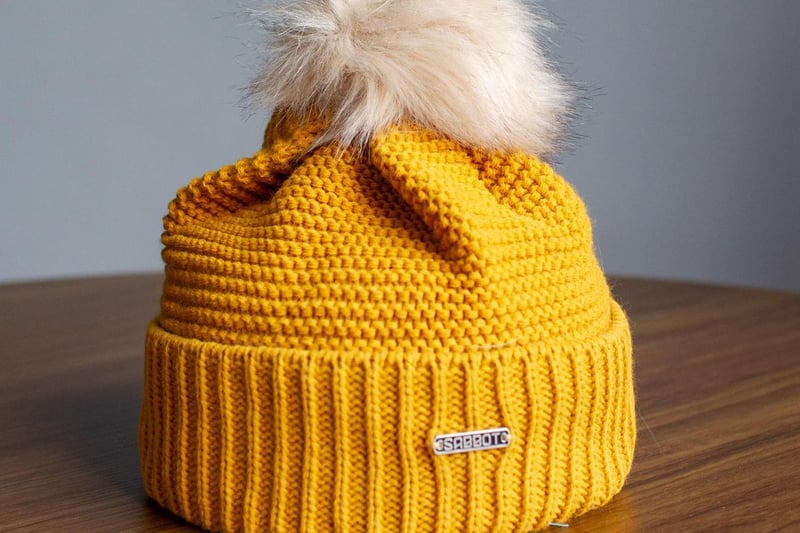 Yellow beanie hat by Sabbot, £25 at York-based Copper & White