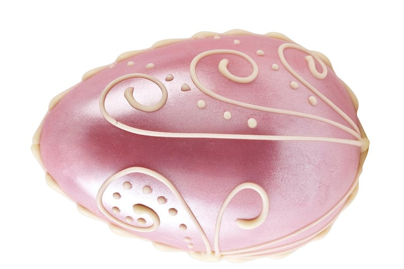 Pink egg, £8 from Bettys