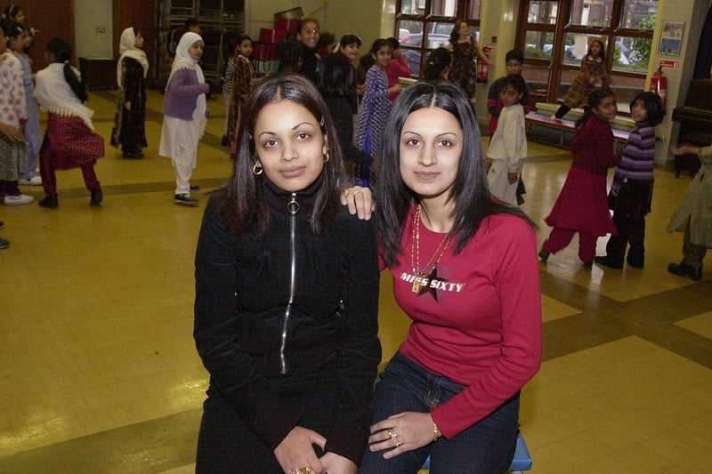 Nazia Khaliq (left) and sister Shazia Malik, both classroom assistants at Bankside Primary in Harehills, applied to the YEP-backed Millennium Award Scheme in December 2001 to set up an after-school club.