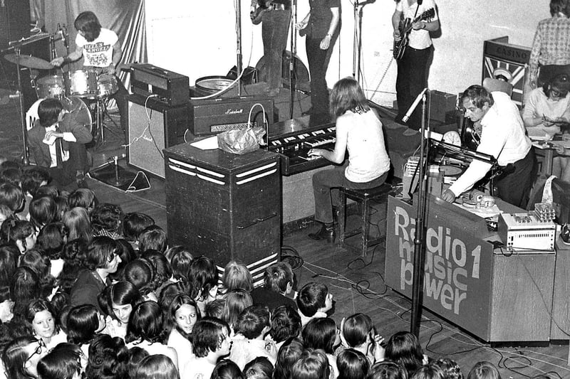 Wigan Casino Club hosted The BBC Radio One show with top DJs entertaining an army of adoring fans in 1970