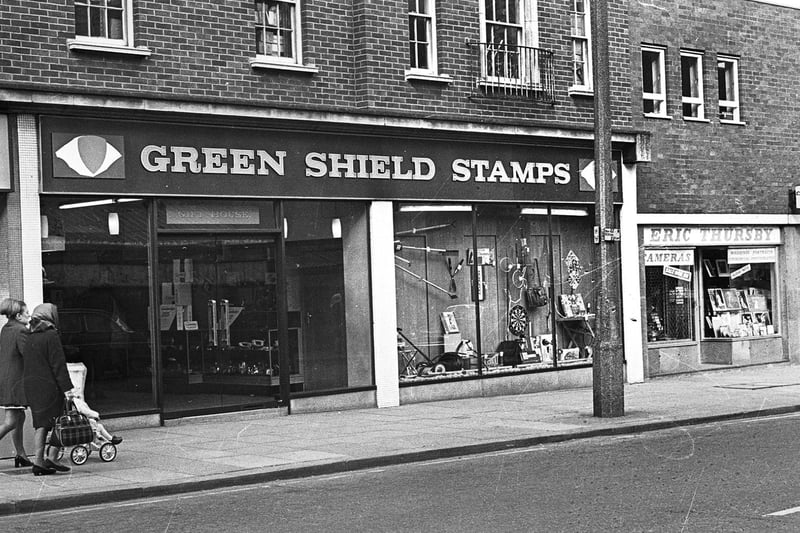The Green Shield Stamp store Wigan in 1970