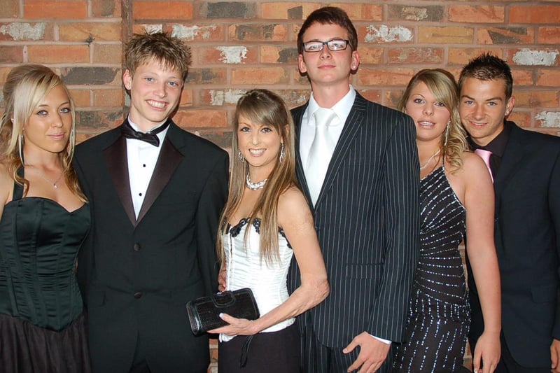 St Aidan's school leavers ball, 2007 Rebecca Holden, Chris Rayner, Kerrie Newsham, Sam Brickman, Kelly Houldcroft and Matthew Brown