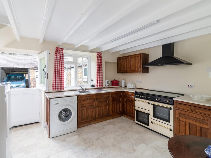 The country-style kitchen