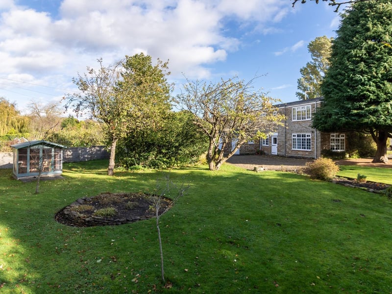 View from the garden towards the house