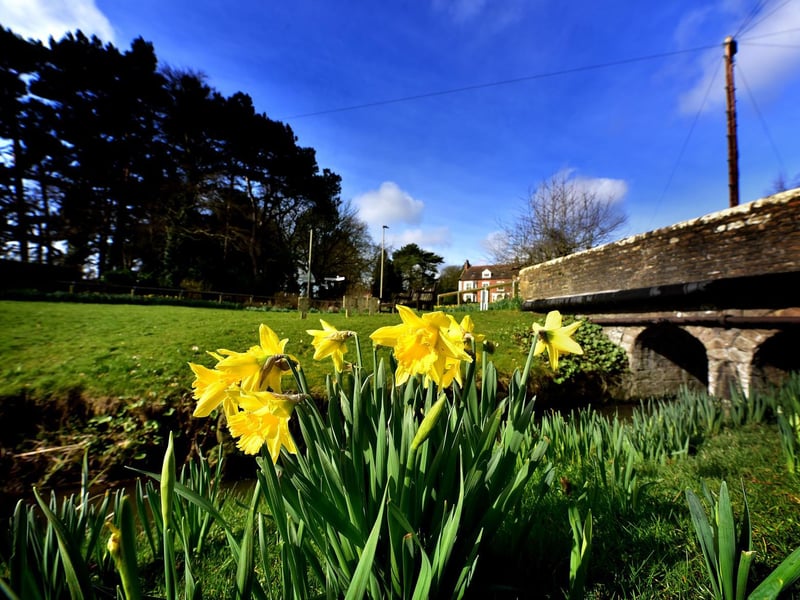 Scalby Bridge that takes in the nearby village.