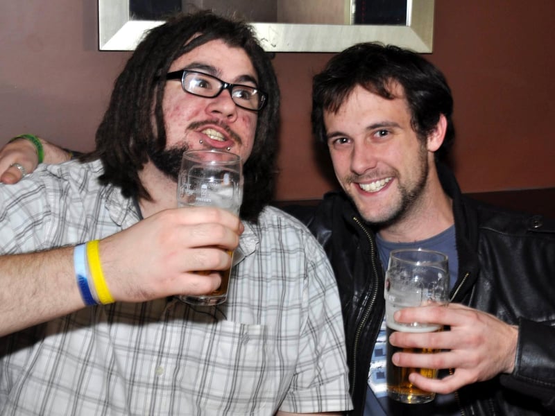 Iain and Ian, in 2010.