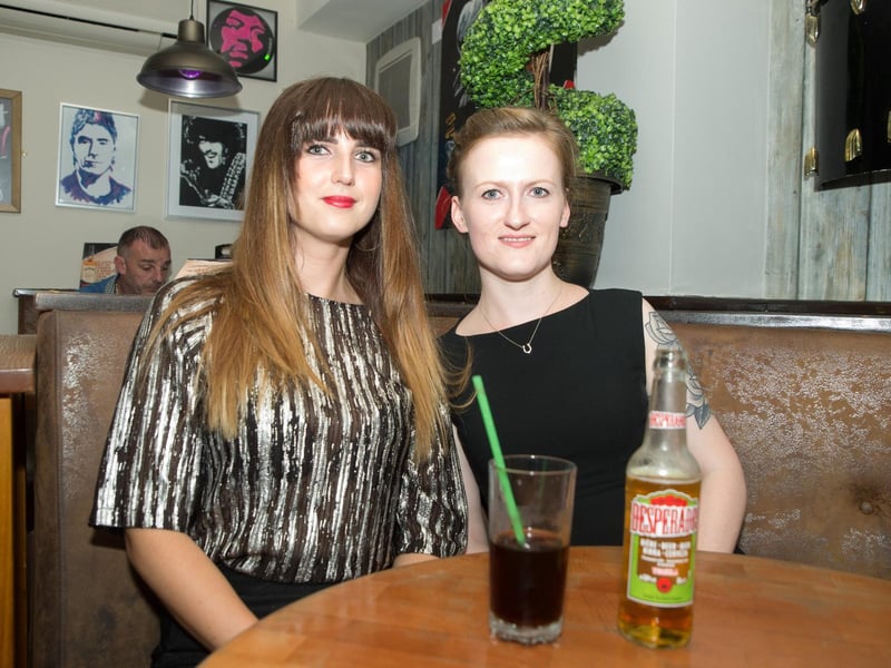 Sandra and Daiva, in 2015.