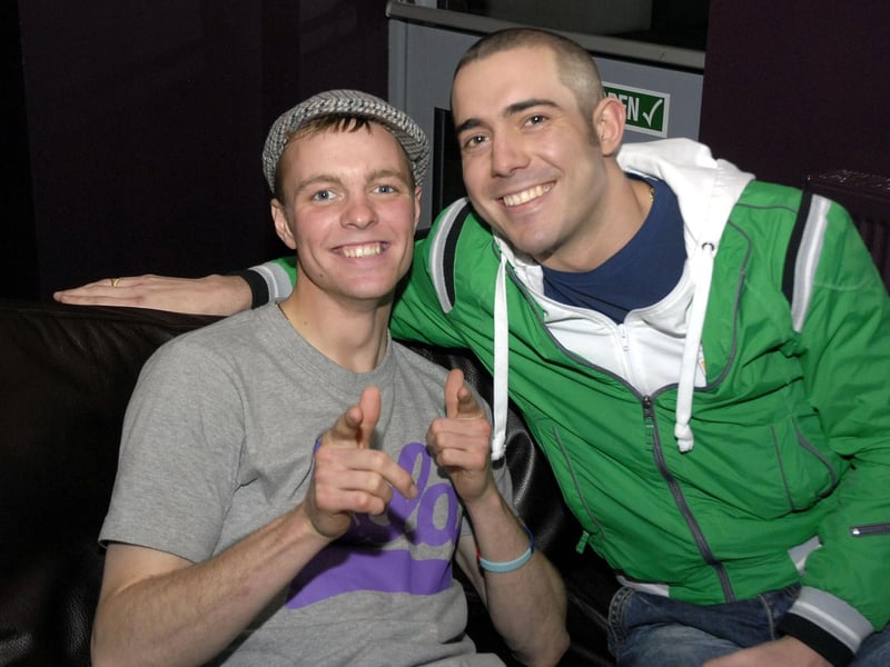 Danny and James, in 2008.