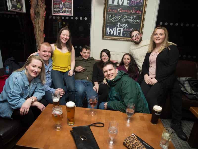 Lucy (right) celebrating her birthday with family and friends, in 2015.