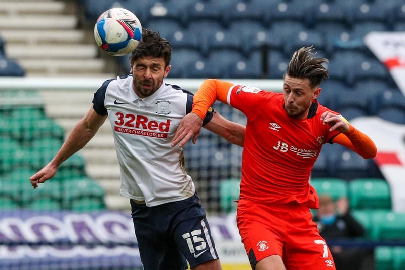 The left-back was PNE's best outfield player on the day, covering back well when team-mates slipped up and clearing the box well.