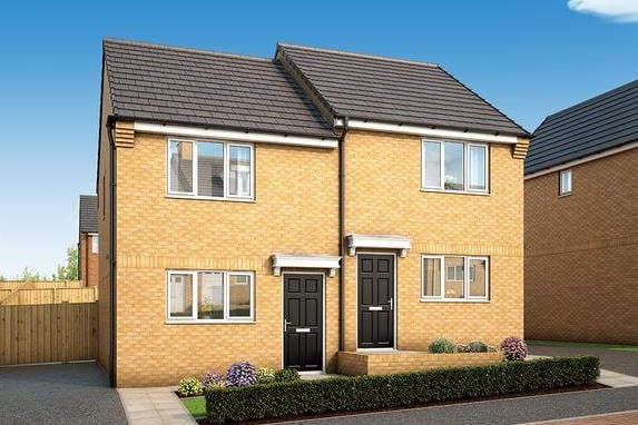 This new build home is part of the Keepmoat Homes development in South Parkway Seacroft. The two bedroom home is described as "perfect for first time buyers, couples or downsizers". It is on the market for £176,995.