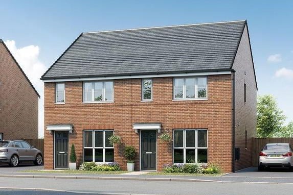 The Danbury home is part of a new development at Swallow Crescent in Farnley. The spacious family home has three bedrooms, two reception rooms and two bathrooms. It is on the market for £227,995.
