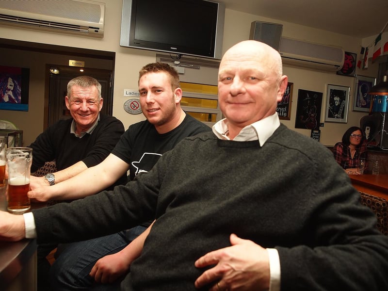 Charlie, James and Pete, in 2015.