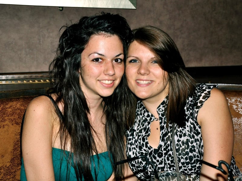 Students at the time, Jenny and Emily, in 2009.