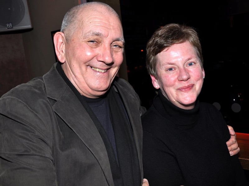 Ian and Doreen on a Saturday night out, in 2010.